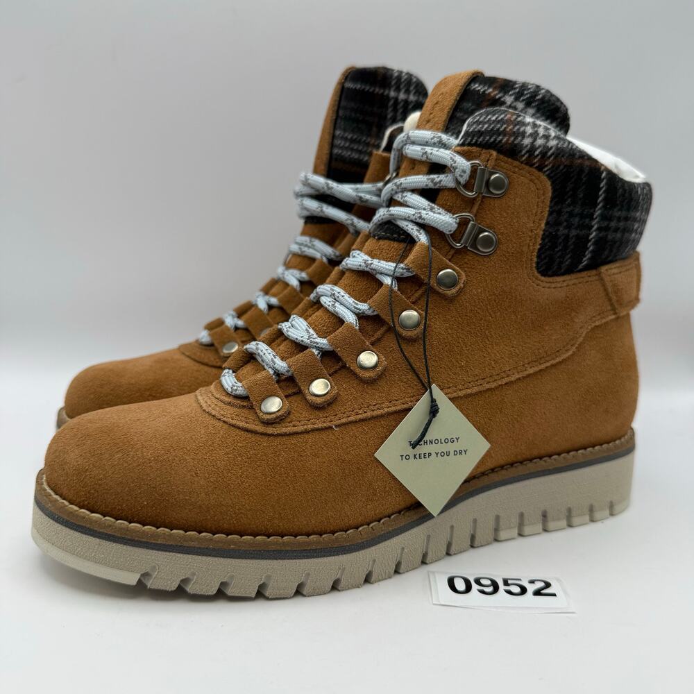 COLE HAAN Women's 5 ZeroGrand Explorer Gateway Hiker Waterproof Gold Honey